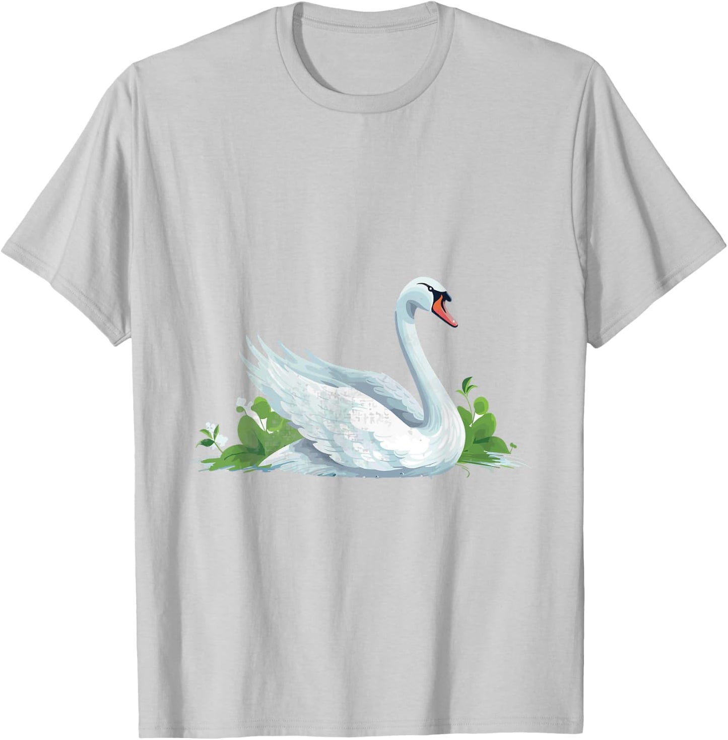 Cute Swan Costume for Girls and Boys | Vintage Swan T-Shirt - T-Shirt | Ash