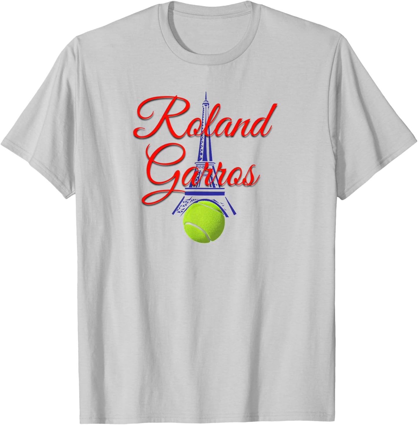 Roland Garros for French Teennis Fans T-Shirt - T-Shirt | Ash