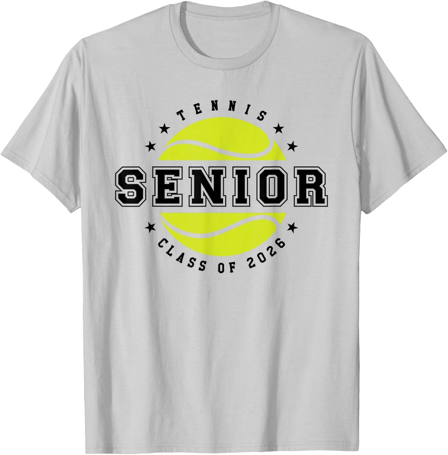 Tennis Player Senior Year Class of 2026 Boys Girls T-Shirt - T-Shirt | Ash