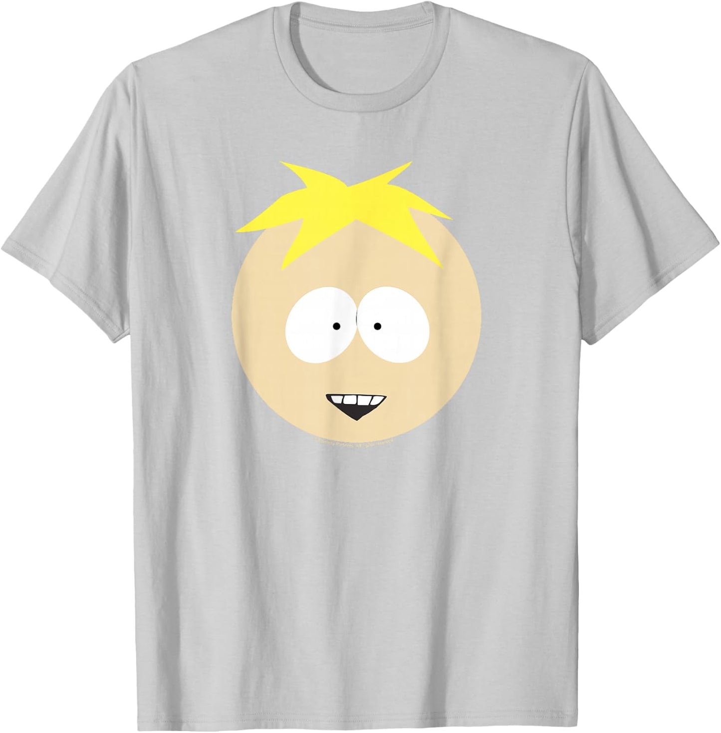 South Park Butters Smile Face Halloween T-Shirt - T-Shirt | Ash
