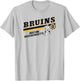 Boston Bruins Player Gray Officially Licensed T-Shirt - T-Shirt | Ash