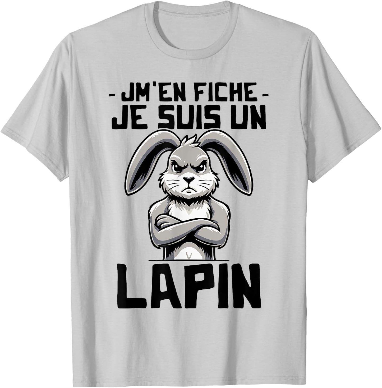 Je suis un Lapin Girls Boys Rabbit Pattern , white, S T-Shirt - T-Shirt | Ash