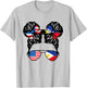 Half American Half Filipino Girl USA Philippine Flag Patriot Small T-Shirt - T-Shirt | Ash
