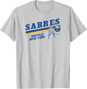 Buffalo Sabres Player White Officially Licensed T-Shirt - T-Shirt | Ash