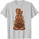 Chocolate Easter Bunny Funny Cute Chocolate Bunny T-Shirt - T-Shirt | Ash
