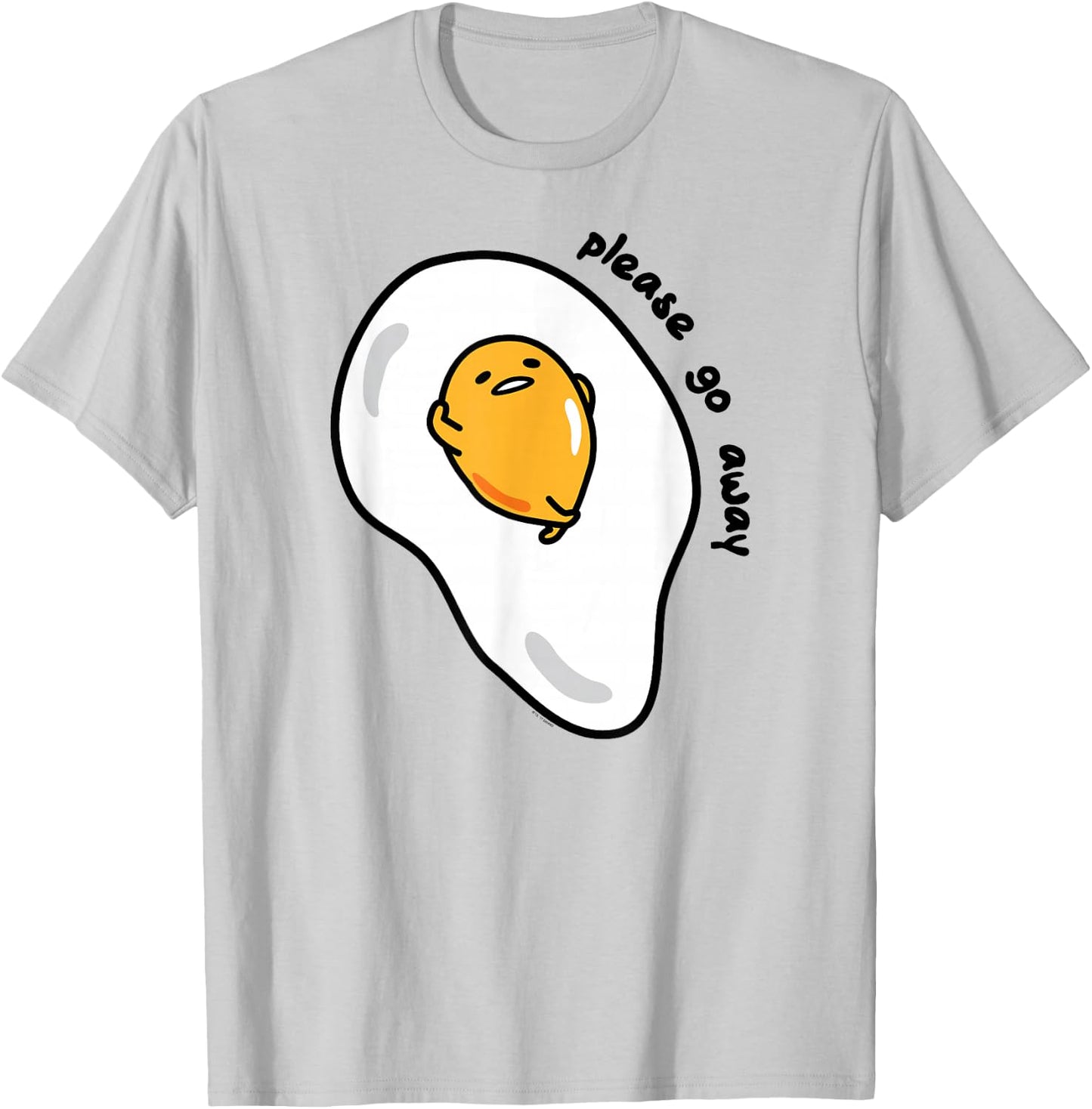 Gudetama Please Go Away T-Shirt - T-Shirt | Ash