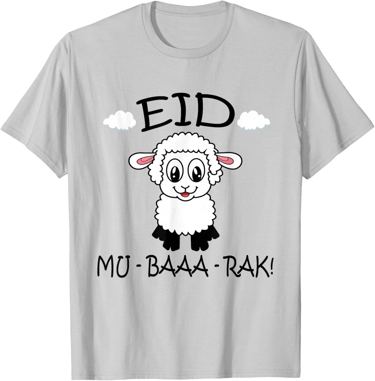 Eid Al-Adha Eid Mubarak Happy Eid Day Muslim eid 2025 kids T-Shirt - T-Shirt | Ash