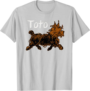 Wizard of OZ Dog -Toto Wizard of OZ Dog T-Shirt - T-Shirt | Ash