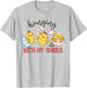 Cute Easter Chicks , Hanging With My Chicks Easter 2023 T-Shirt - T-Shirt | Ash