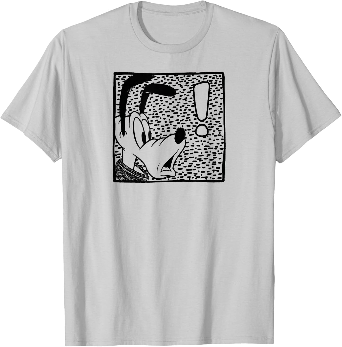 Pluto - Shocked Character Box T-Shirt - T-Shirt | Ash