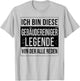 Reinigungskraft Geburtstag geboren Legende Gebäudereiniger T-Shirt - T-Shirt | Ash