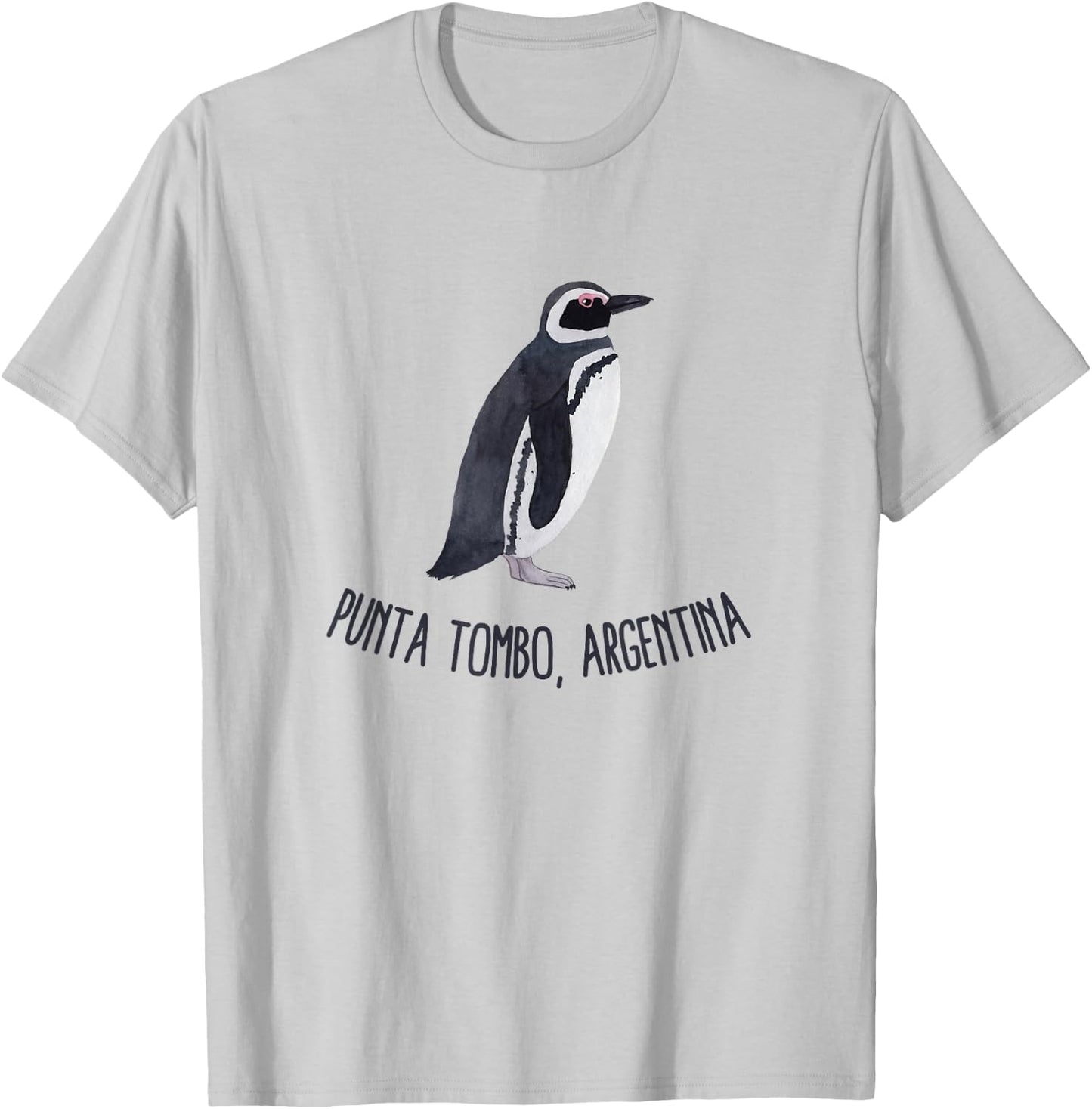 Patagonian Magellanic Penguins, Punta Tombo Argentina T-Shirt - T-Shirt | Ash