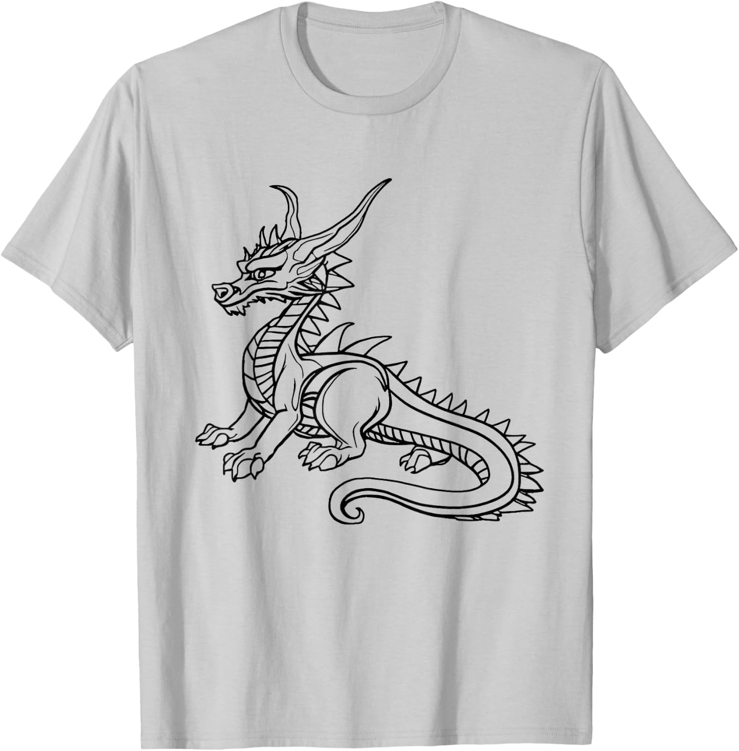 Color the dragon and paint it yourself T-Shirt - T-Shirt | Ash