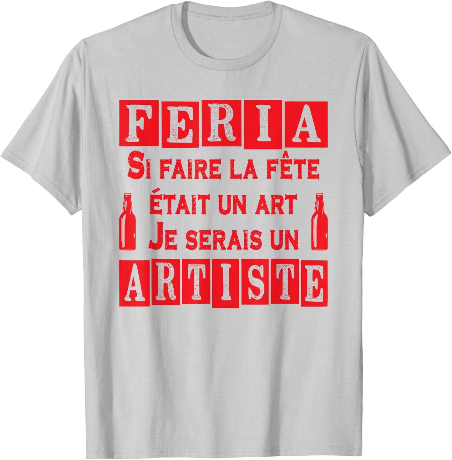 Feria Artiste de l'Apéro sans Moderation Basque Country Tapas , white, S T-Shirt - T-Shirt | Ash