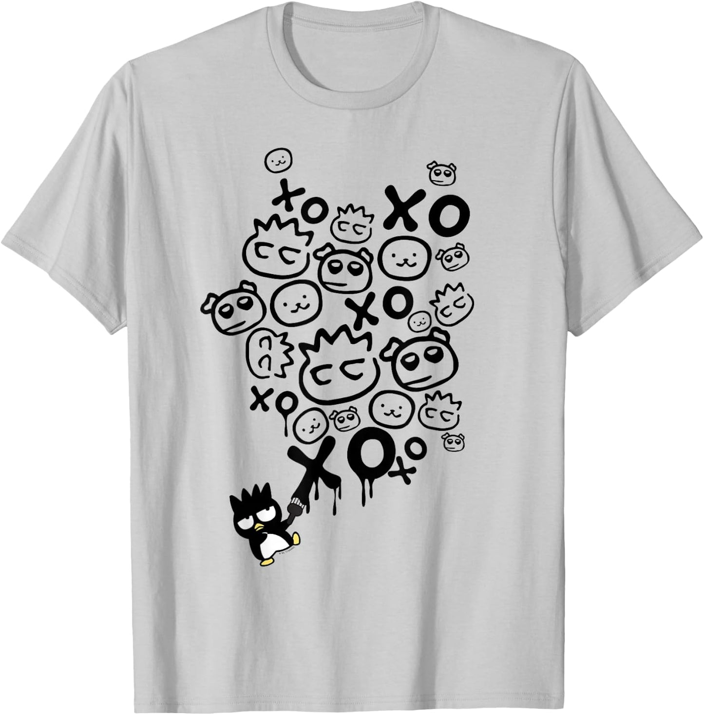 Badtz - Maru XO Street Art T-Shirt - T-Shirt | Ash