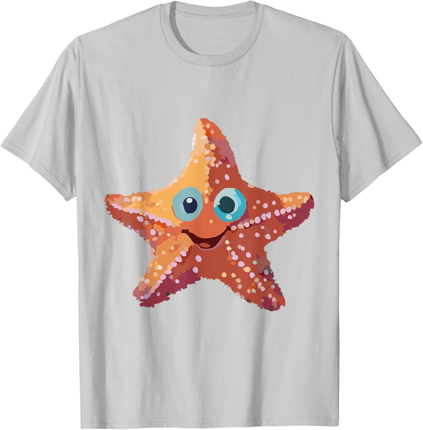 Starfish Orange with Face T-Shirt - T-Shirt | Ash