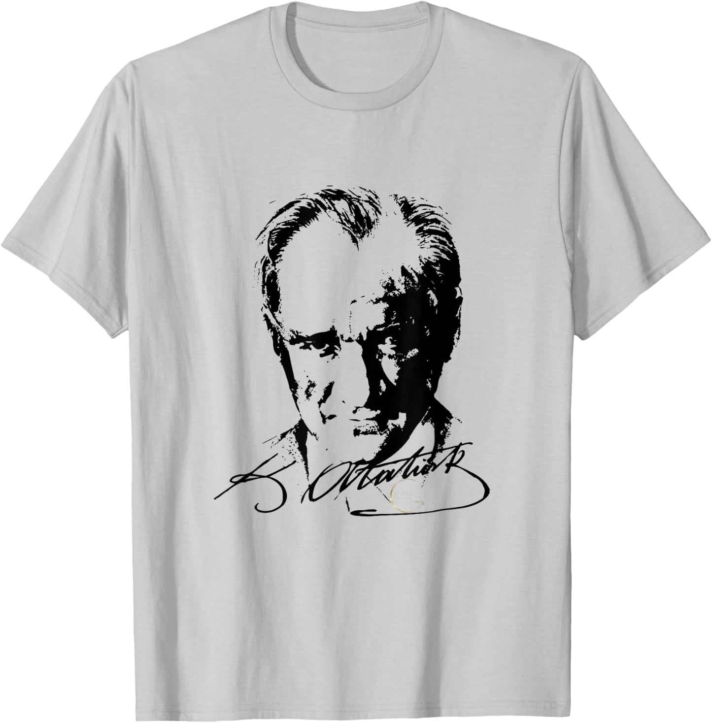 Gazi Mustafa Kemal Atatürk Imza Türkiye Unterschrift Türkei T-Shirt - T-Shirt | Ash