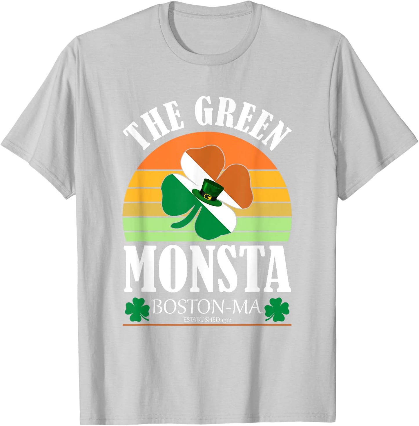 The Green Monsta Boston St. Patrick's Day Matching Group T-Shirt - T-Shirt | Ash