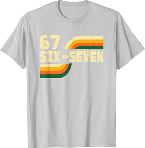 67 Meme Women and Kids Six Seven Birthday Gift T-Shirt - T-Shirt | Ash