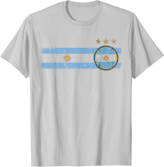 Argentina Flag Argentina Gift Hispanic Heritage Argentinian T-Shirt - T-Shirt | Ash