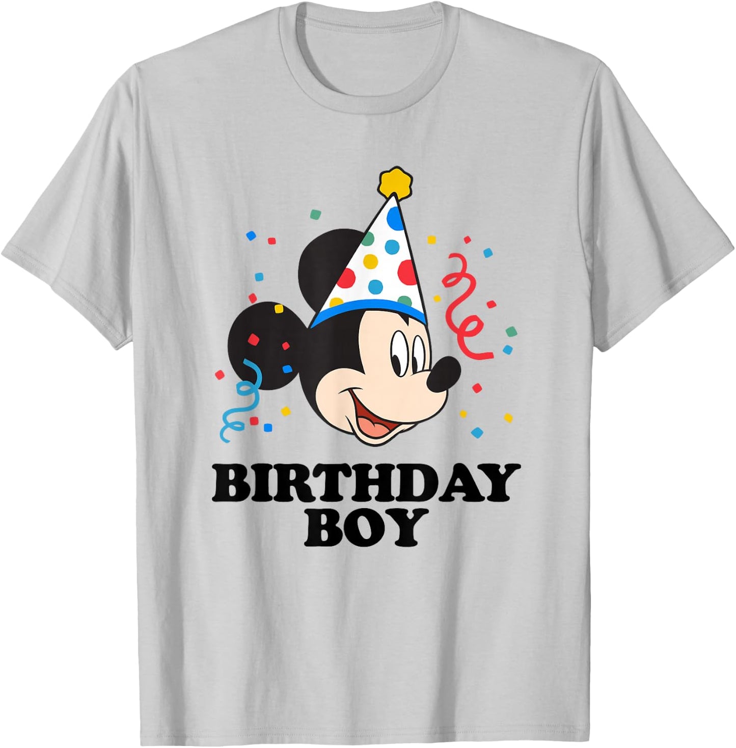 Disney Mickey Mouse Birthday Boy , Blue T-Shirt - T-Shirt | Ash