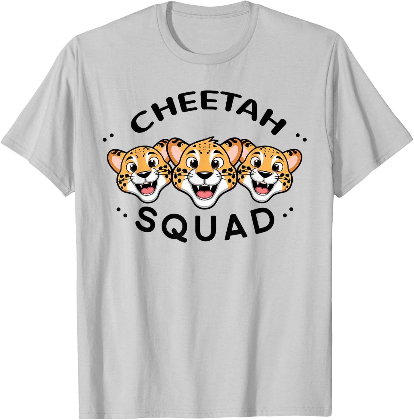 Cheetah Squad Stuff for Cheetah Lover Design | Kids Cheetah T-Shirt - T-Shirt | Ash
