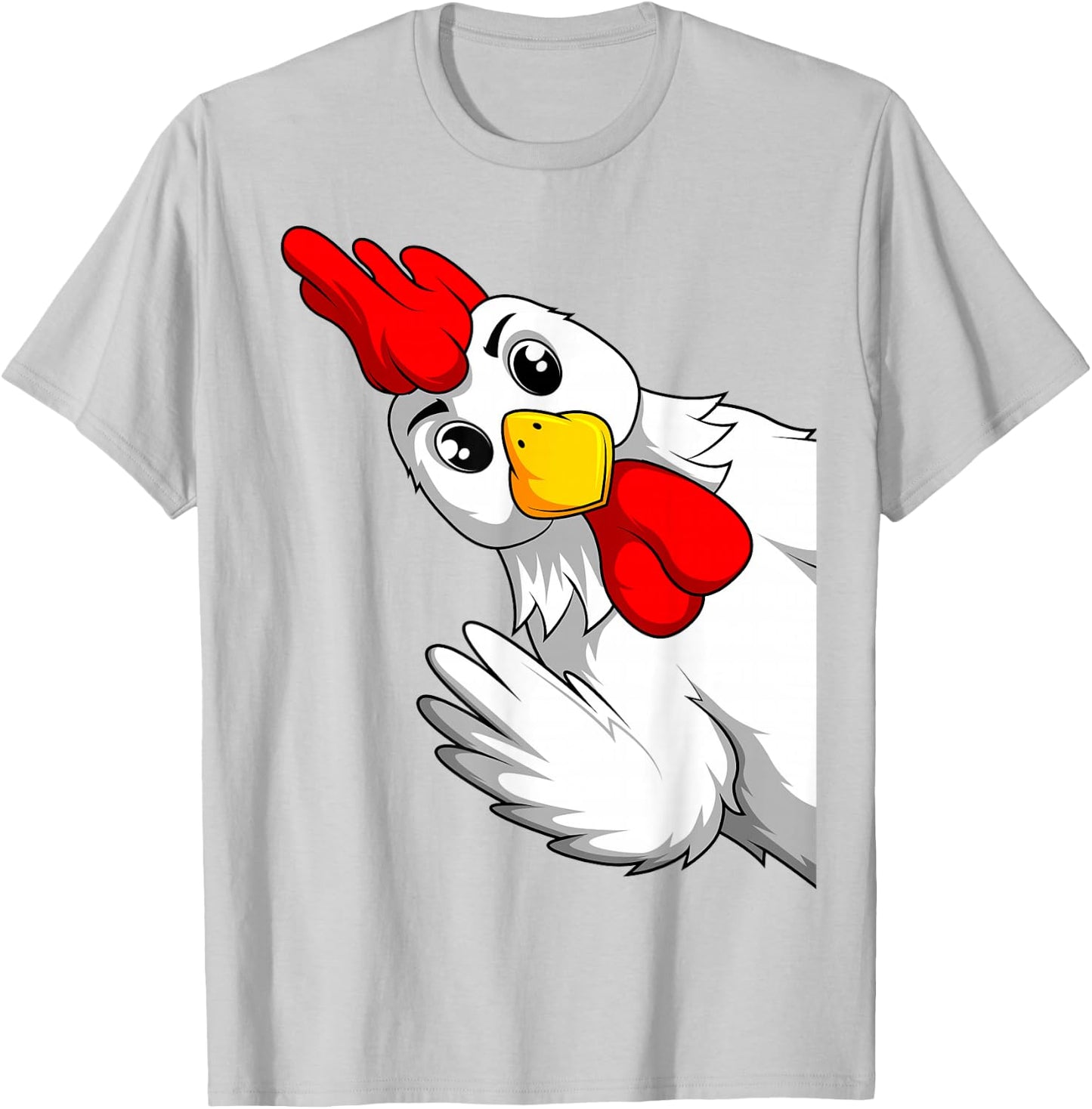 Chicken Farmer, Chicken Children's Boys Girls , White T-Shirt - T-Shirt | Ash