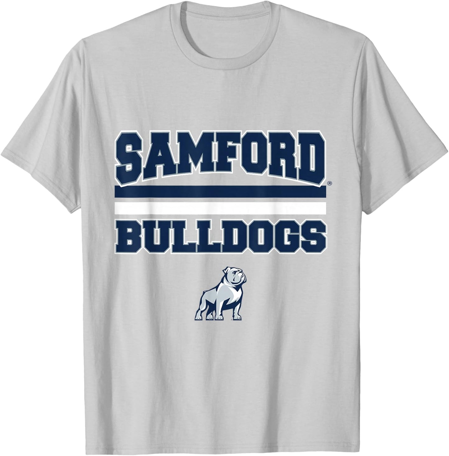 Samford Bulldogs |NCAA Official University Merch | VNPSMF301 T-Shirt - T-Shirt | Ash
