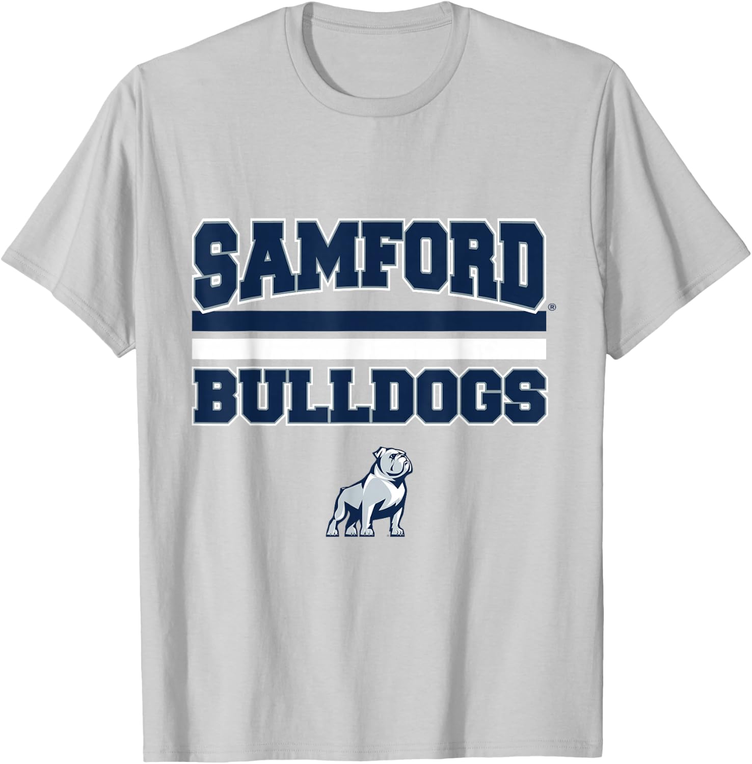Samford Bulldogs |NCAA Official University Merch | VNPSMF301 T-Shirt - T-Shirt | Ash