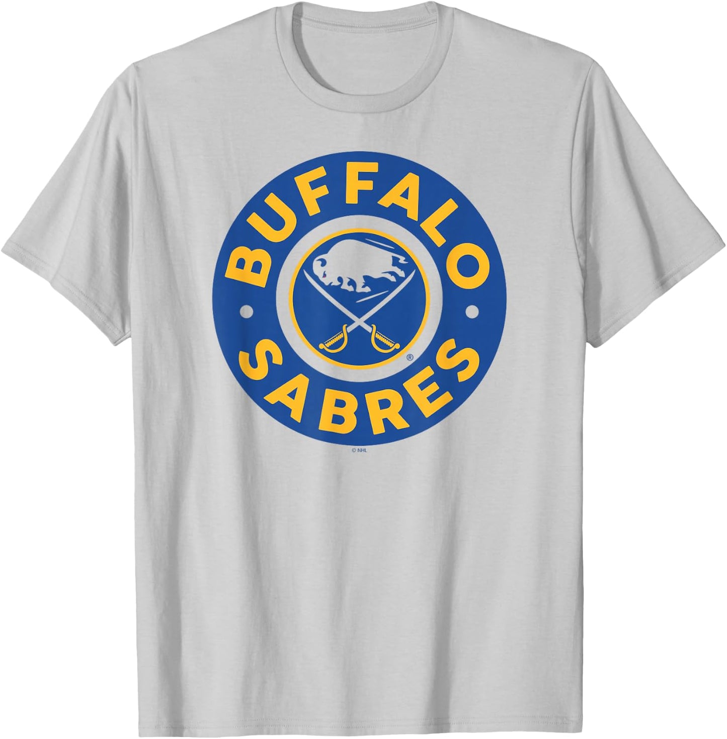 Buffalo Sabres Symbol White Officially Licensed T-Shirt - T-Shirt | Ash