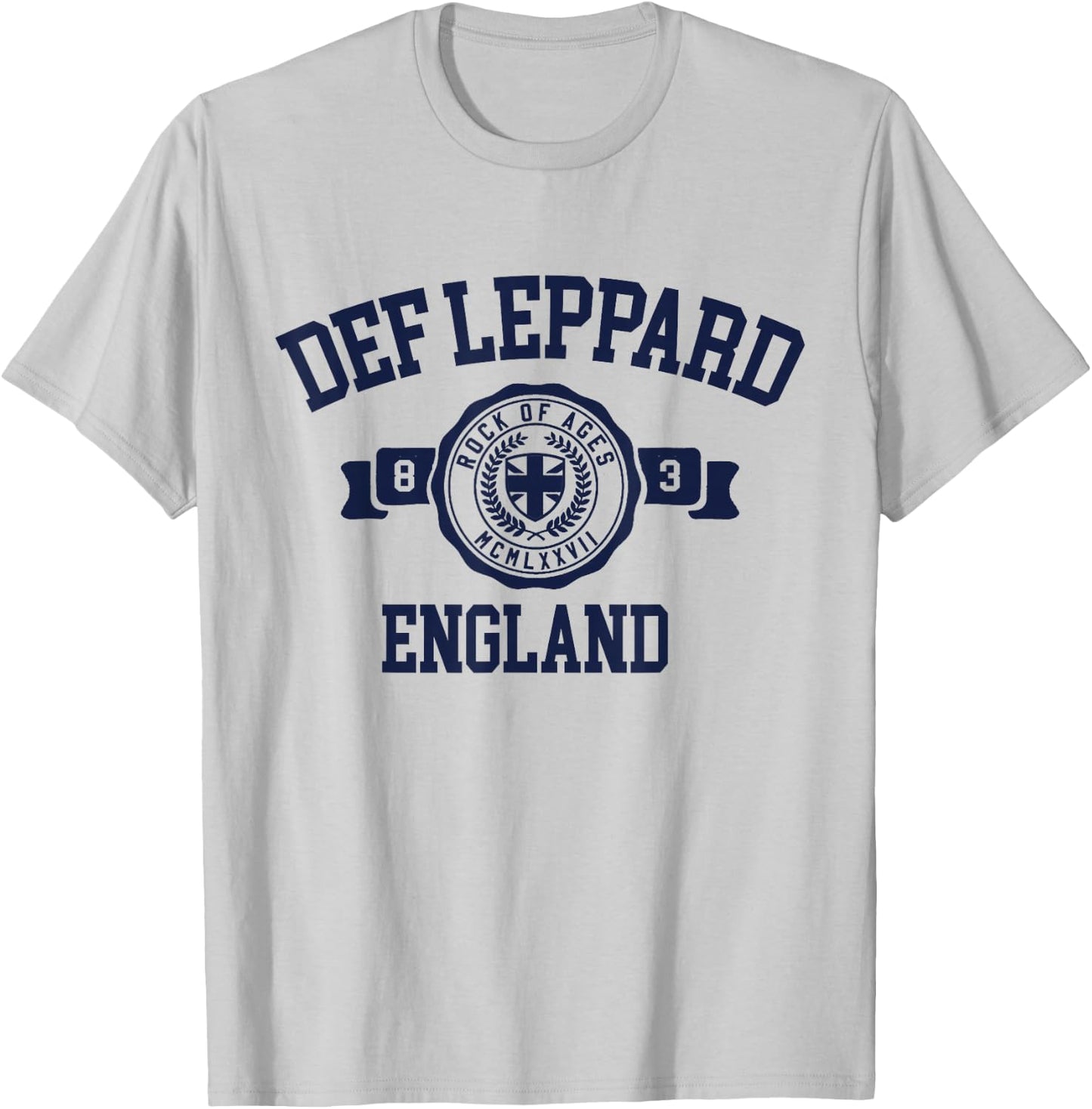 Official University Def Leppard T-Shirt - T-Shirt | Ash