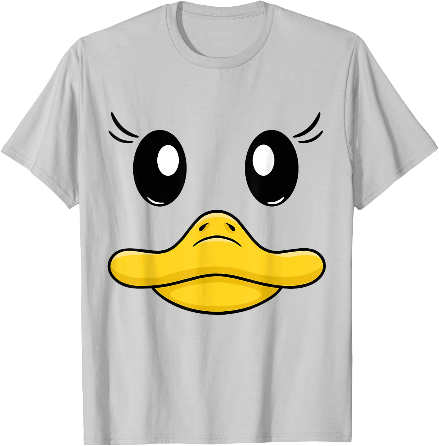 Duck costume goose duck face duck beak funny animal costume T-Shirt - T-Shirt | Ash