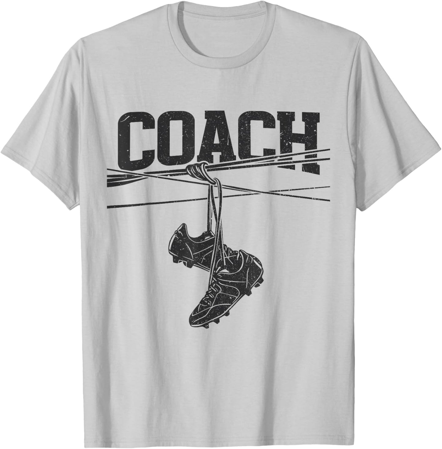 Super Football Coach, Football Coach Jersey Coach Football T-Shirt - T-Shirt | Ash