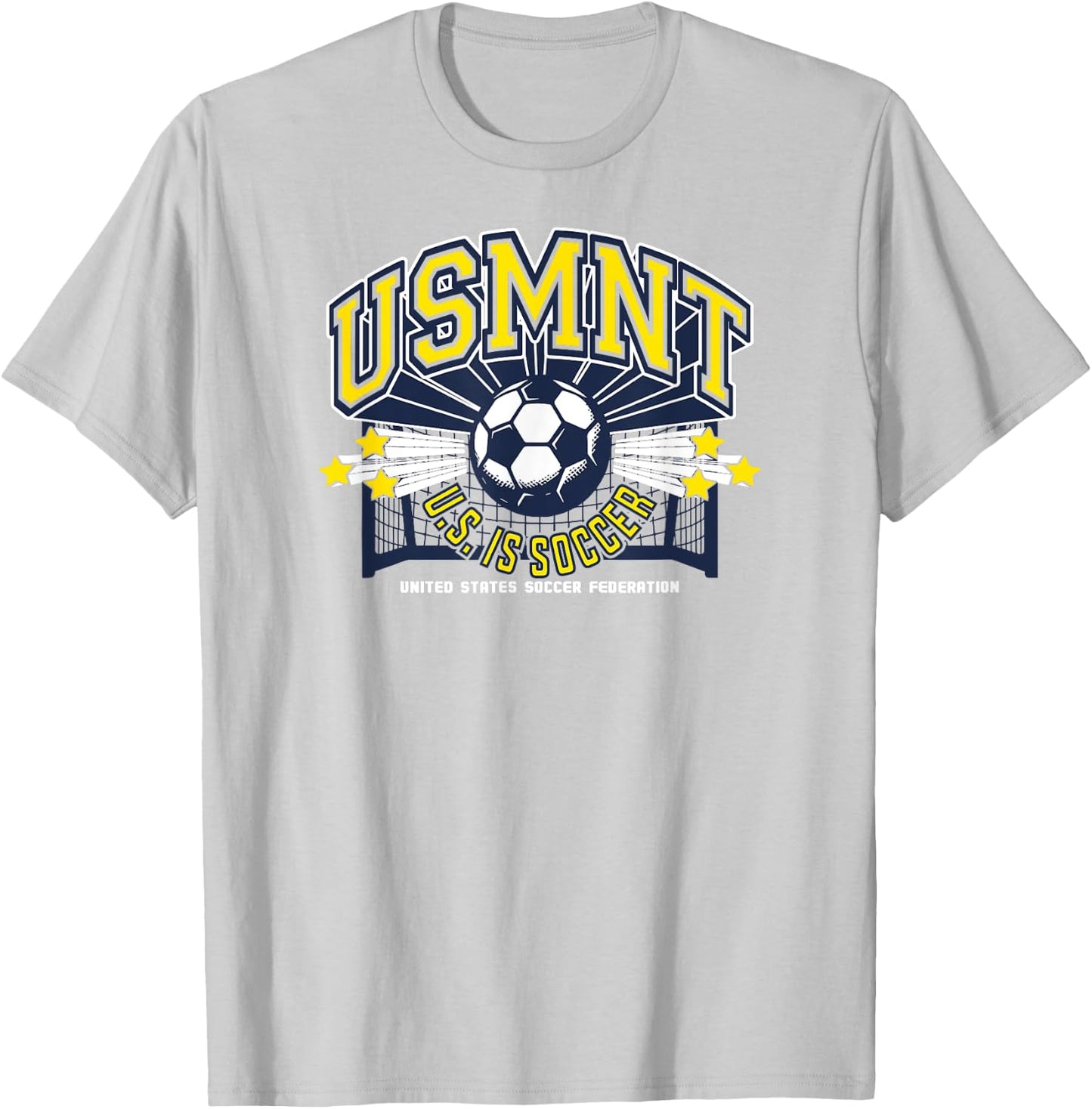 United States Men's Soccer Team USMNT Officially Licensed T-Shirt - T-Shirt | Ash