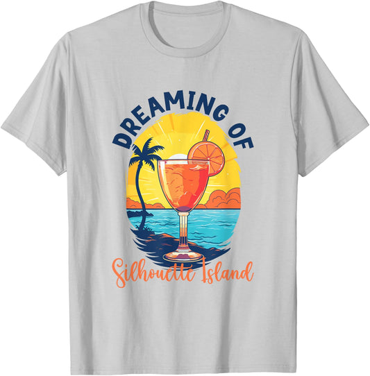 Träume von Silhouette Island T-Shirt - T-Shirt | Ash