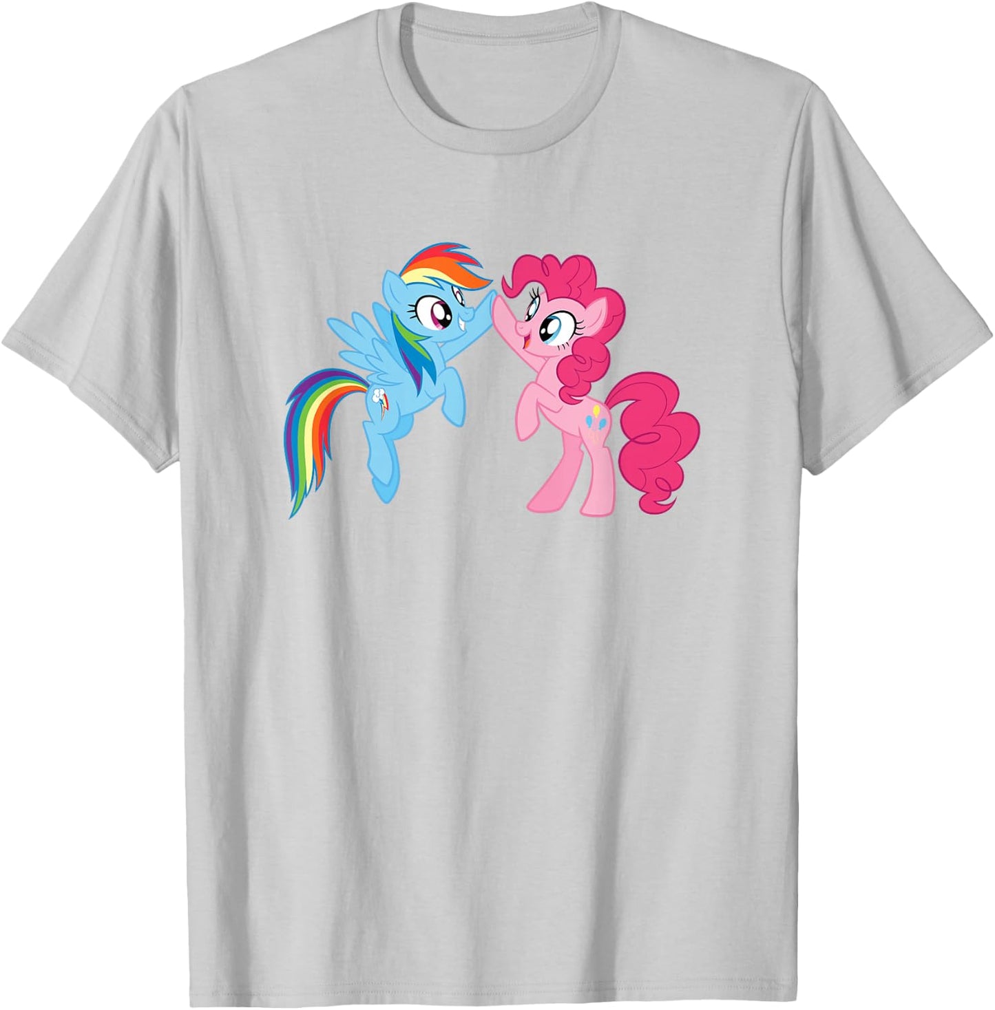 My Little Pony Pinkie Pie and Rainbow Dash High Five T-Shirt - T-Shirt | Ash