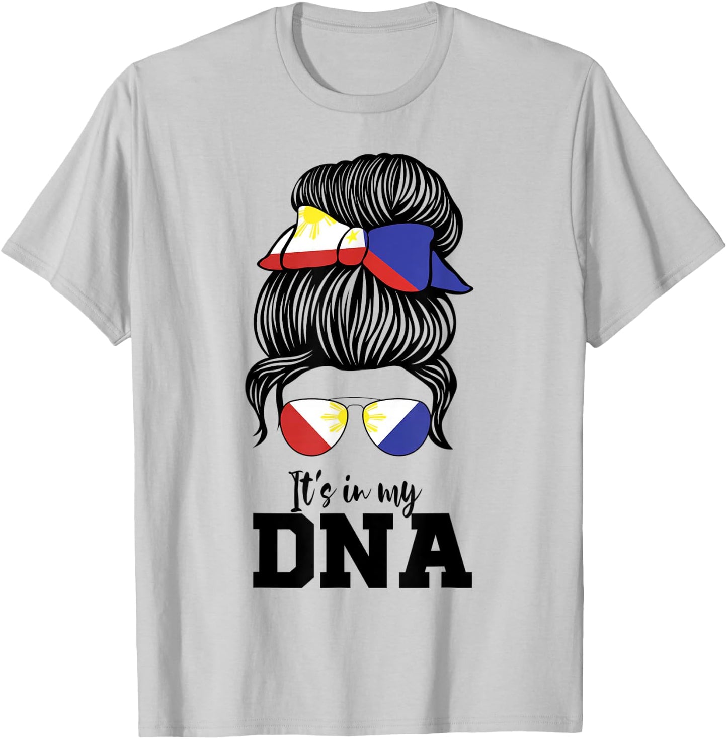 Es ist in meiner DNA Philippinen T-Shirt - T-Shirt | Ash