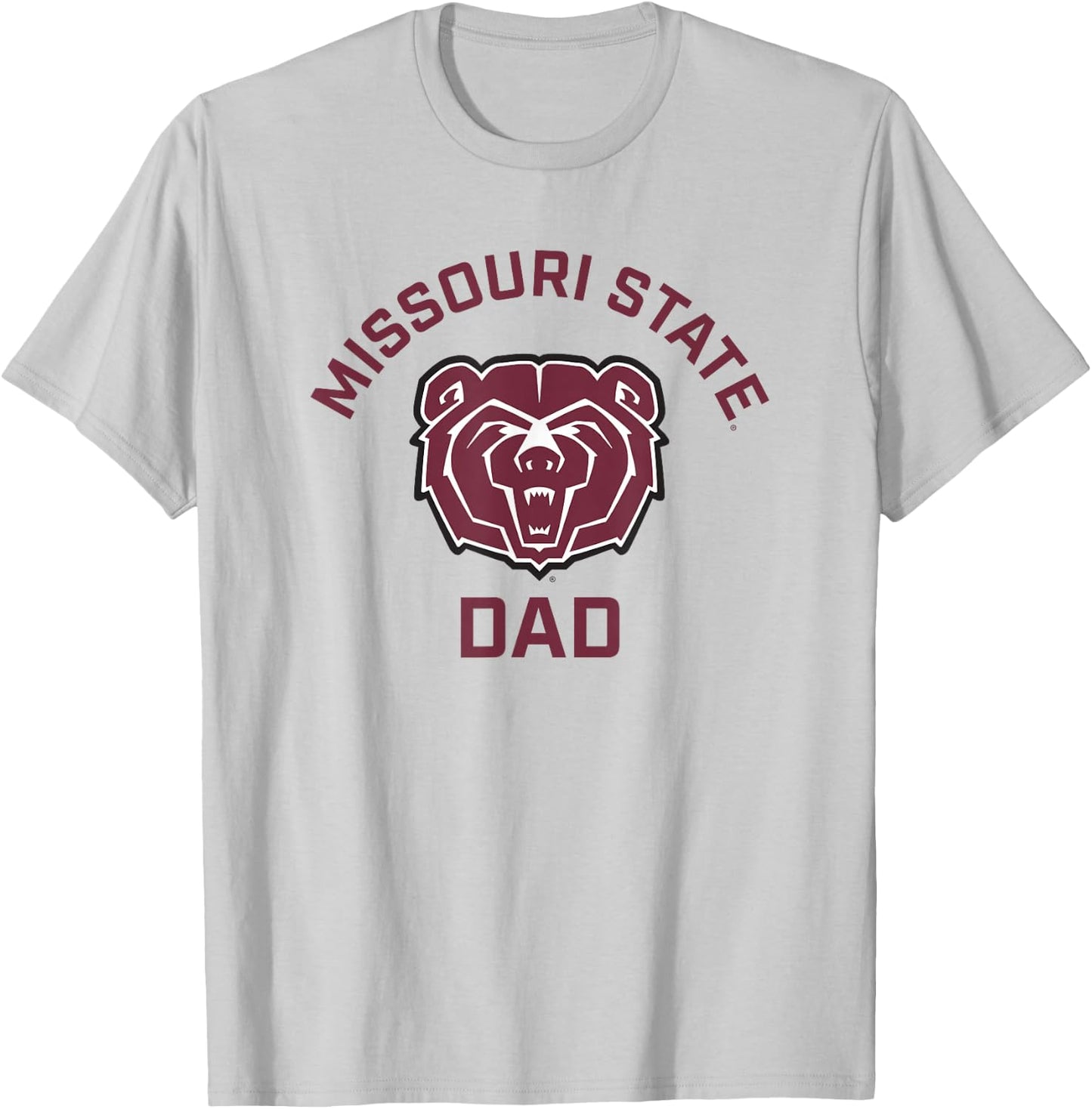 Missouri State University MSU Bears Arched Dad T-Shirt - T-Shirt | Ash