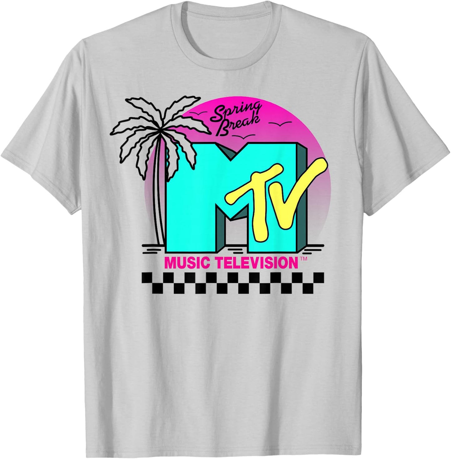 MTV - Spring Break Beach T-Shirt - T-Shirt | Ash
