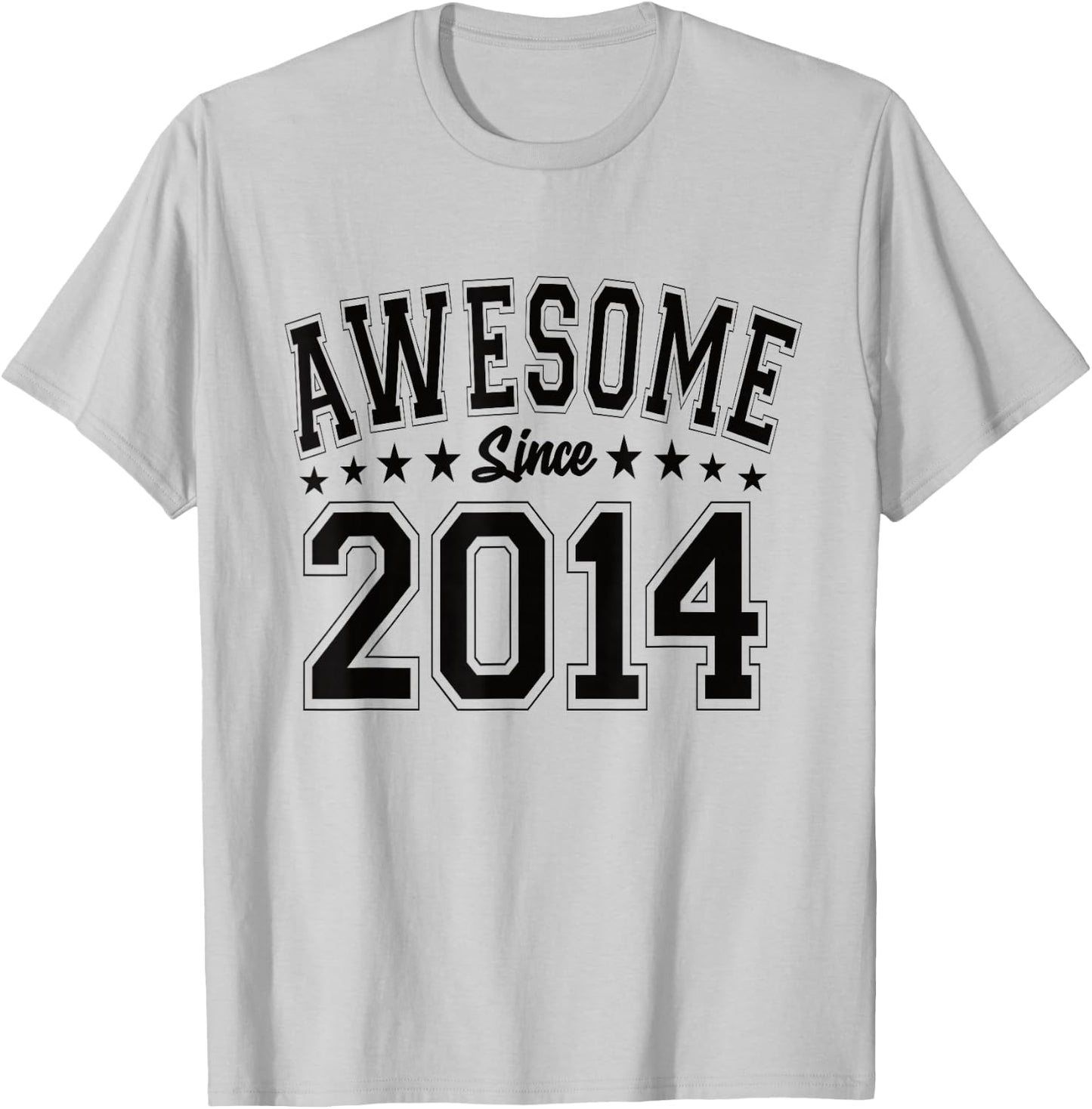 Awesome Since 2014 Birthday Awesome Vintage 2014 T-Shirt - T-Shirt | Ash