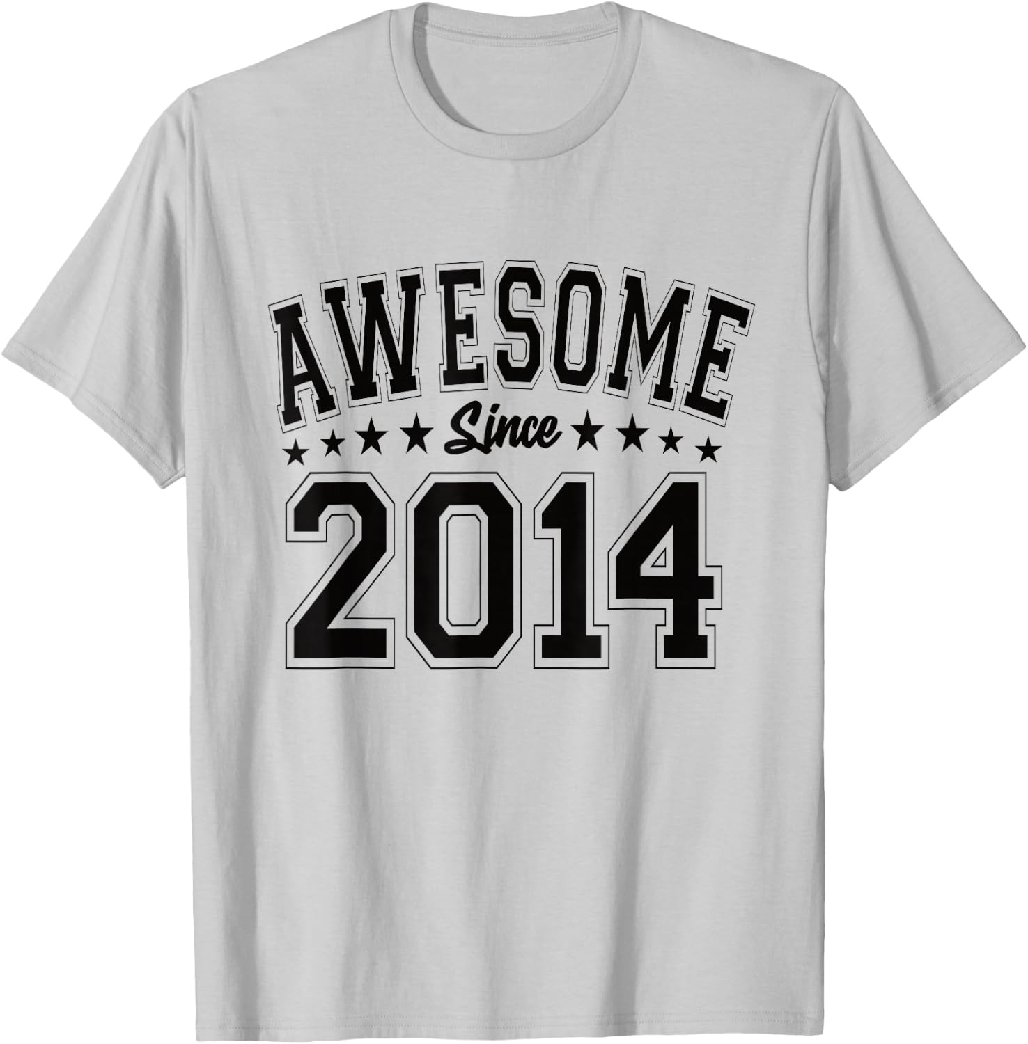 Awesome Since 2014 Birthday Awesome Vintage 2014 T-Shirt - T-Shirt | Ash