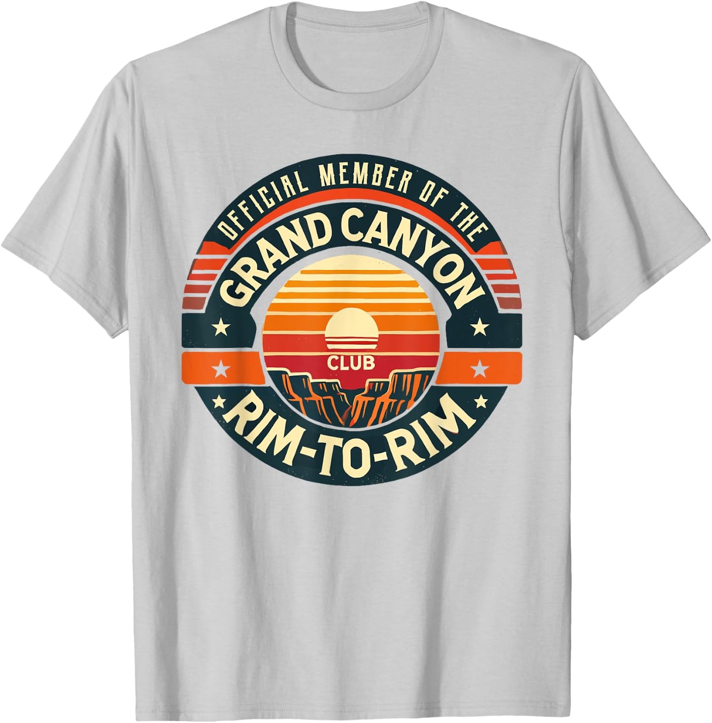 Official Member of the Grand Canyon Rim-to-Rim Club T-Shirt - T-Shirt | Ash