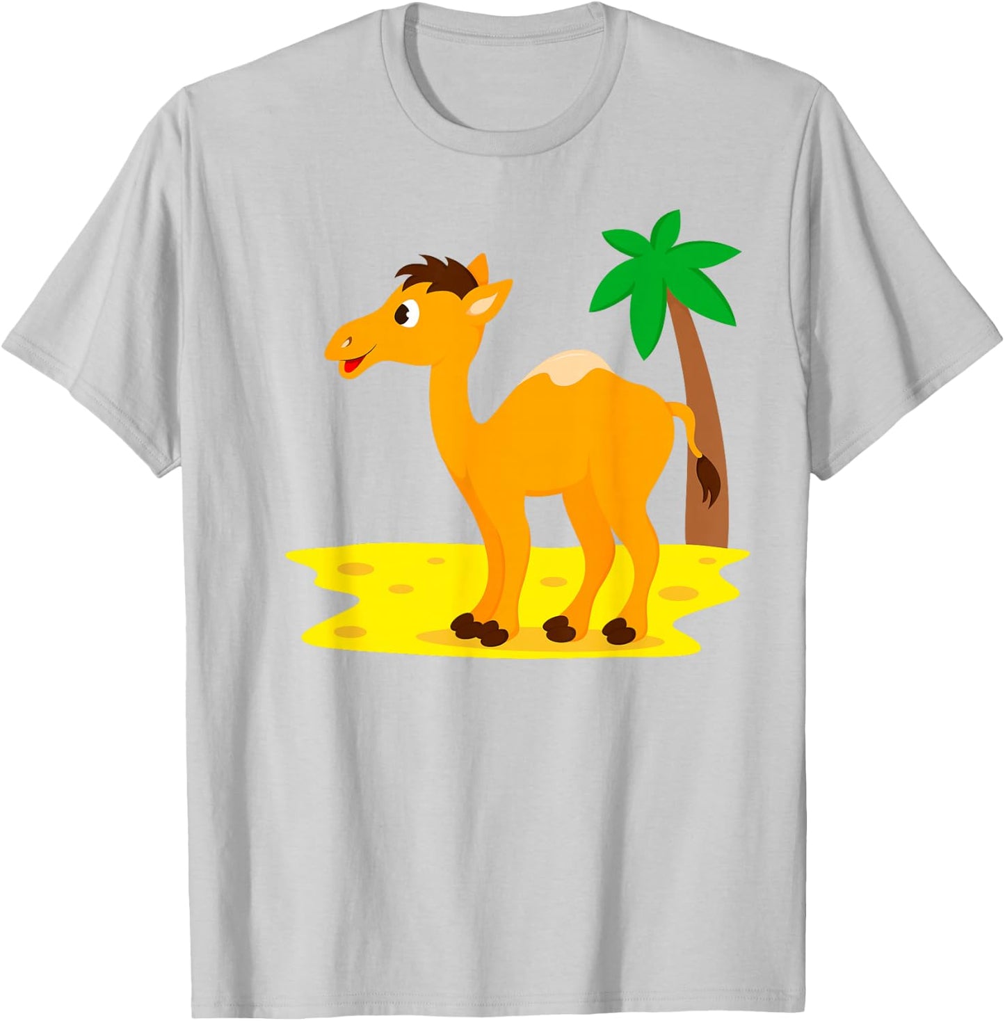 Baby Camel Baby Boys Girls Kids Toddler Camels T-Shirt - T-Shirt | Ash