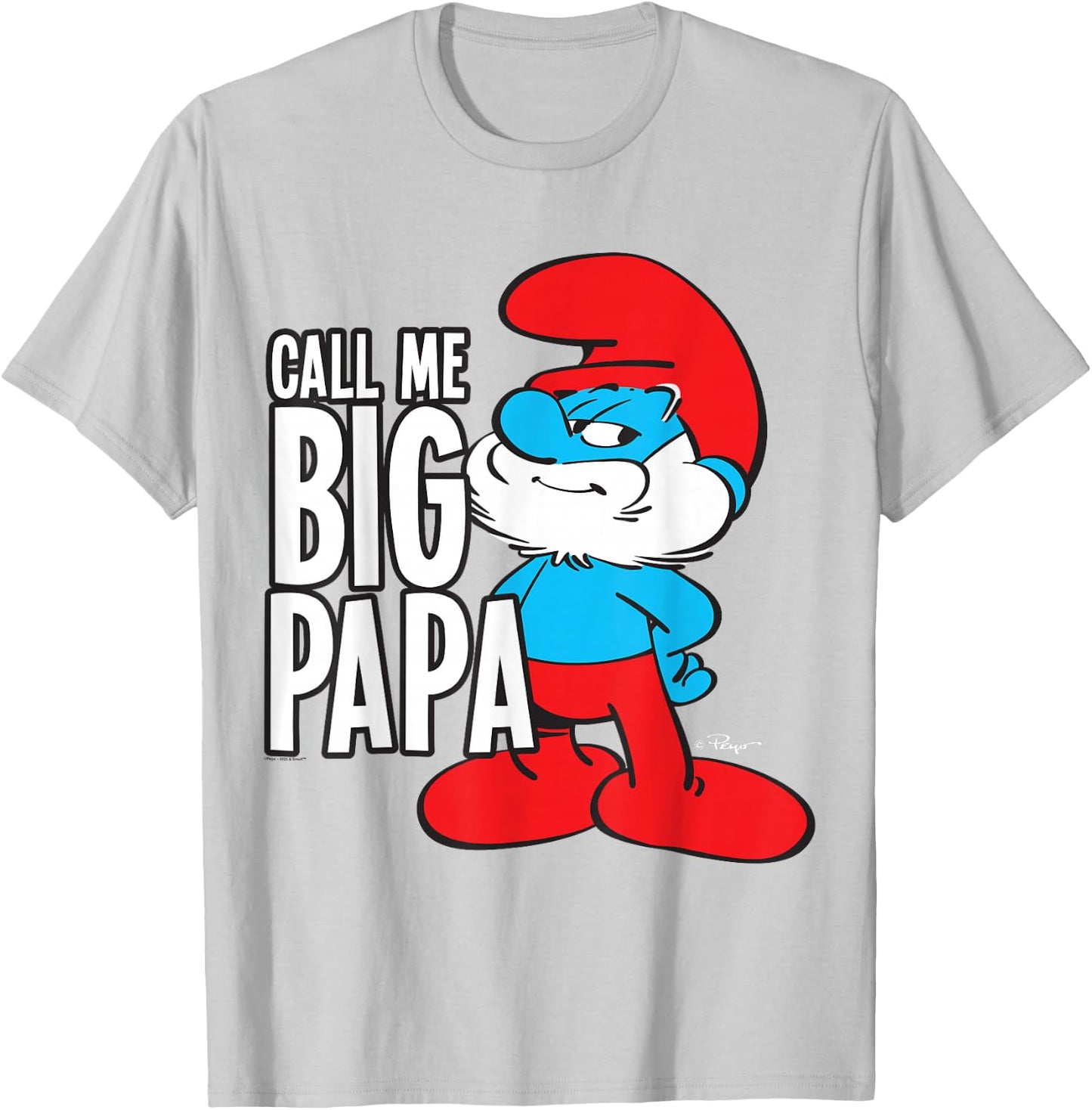 Die Schlümpfe nennen mich Big Papa T-Shirt - T-Shirt | Ash