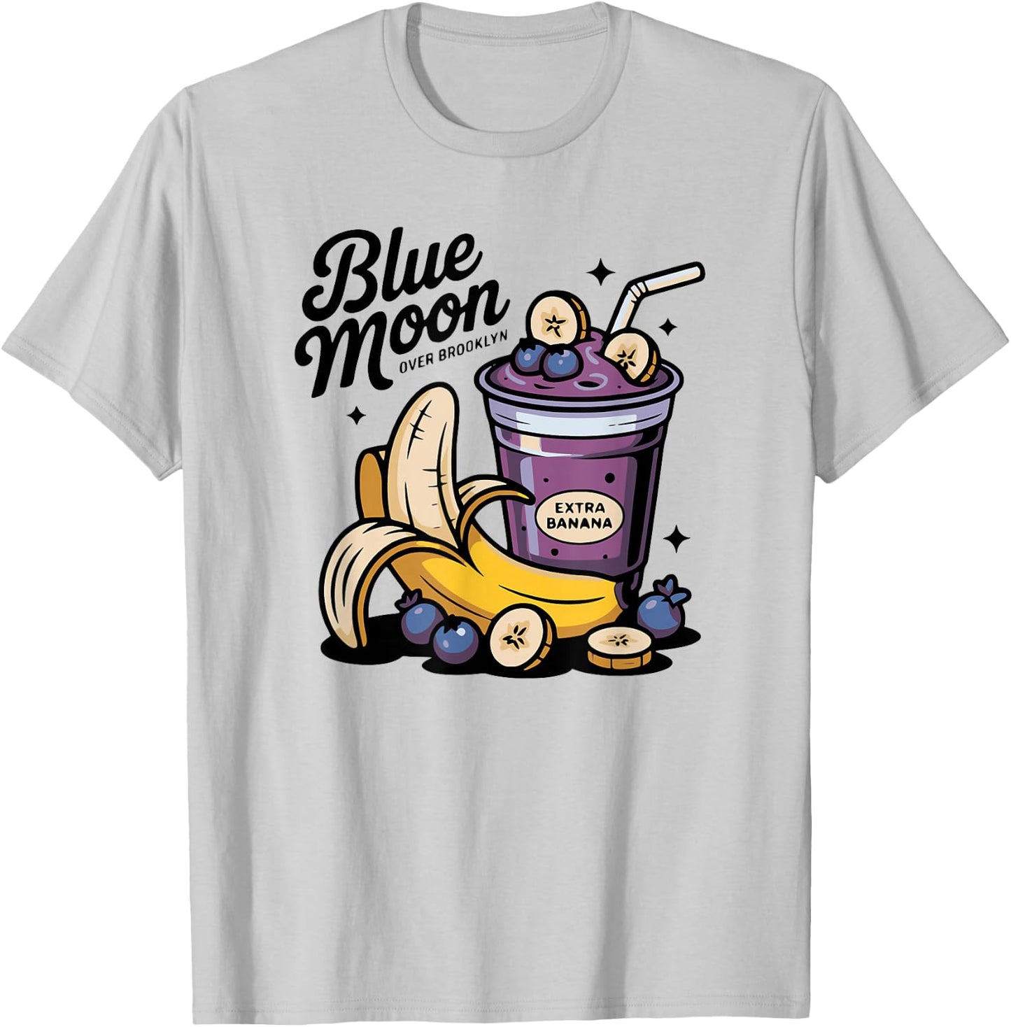 Blauer Mond in Kanada über Brooklyn Extra Banana T-Shirt - T-Shirt | Ash