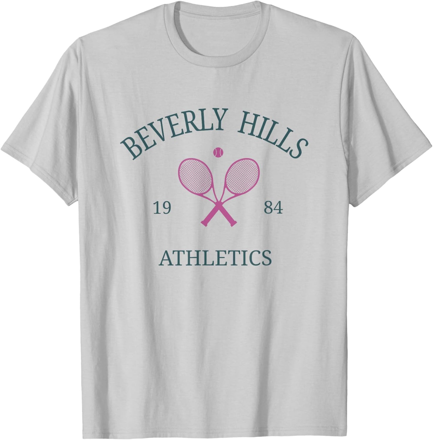 Beverly Hills Athletics California Tennis Club Schläger Prep T-Shirt - T-Shirt | Ash