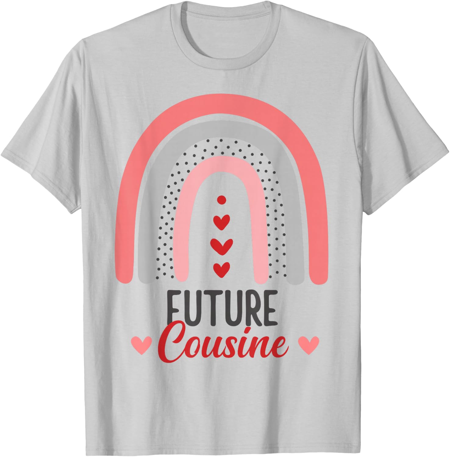 Announcement Pregnancy Future Cousine T-Shirt - T-Shirt | Ash