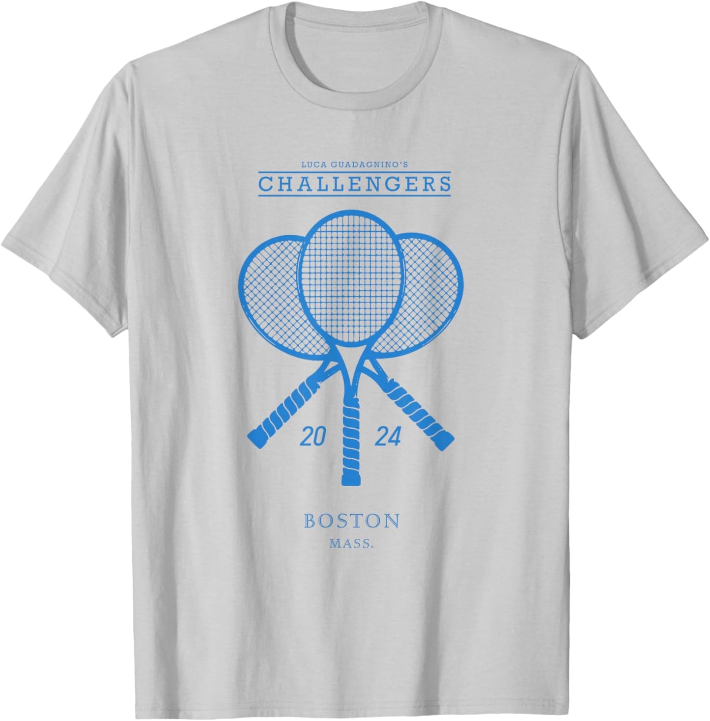 Blue Tennis Rackets - Challengers Movie T-Shirt - T-Shirt | Ash