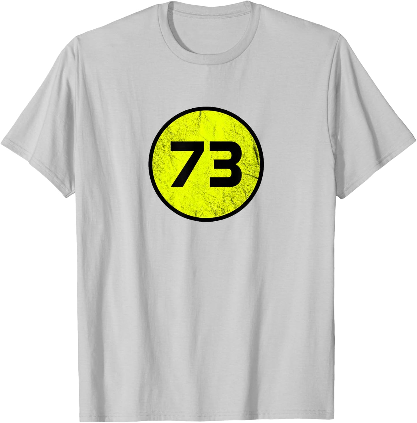 Number 73 T-Shirt - T-Shirt | Ash