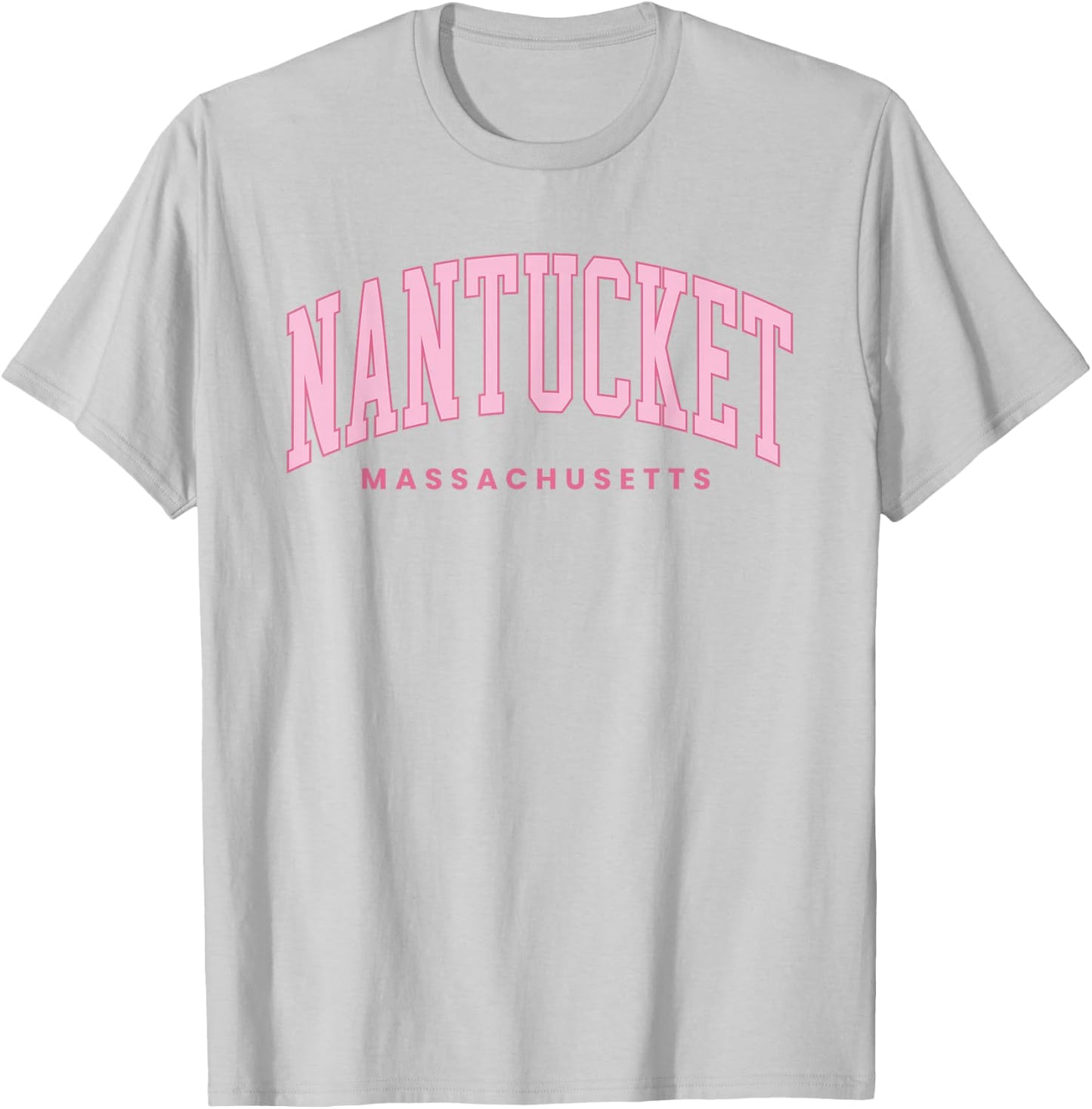 Vintage Nantucket Island Retro Preppy Throwback Girls Women T-Shirt - T-Shirt | Ash